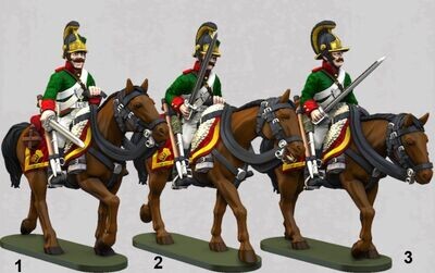 Austrian Cavalry - Chevaulegers Line (pack 3 units)