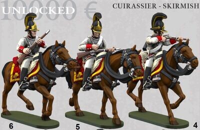 Austrian Cavalry - Cuirassiers Line -10K (pack 3 units)