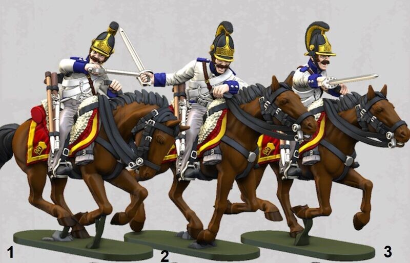 Austrian Cavalry  - Dragoons Skirmish (pack 3 units)