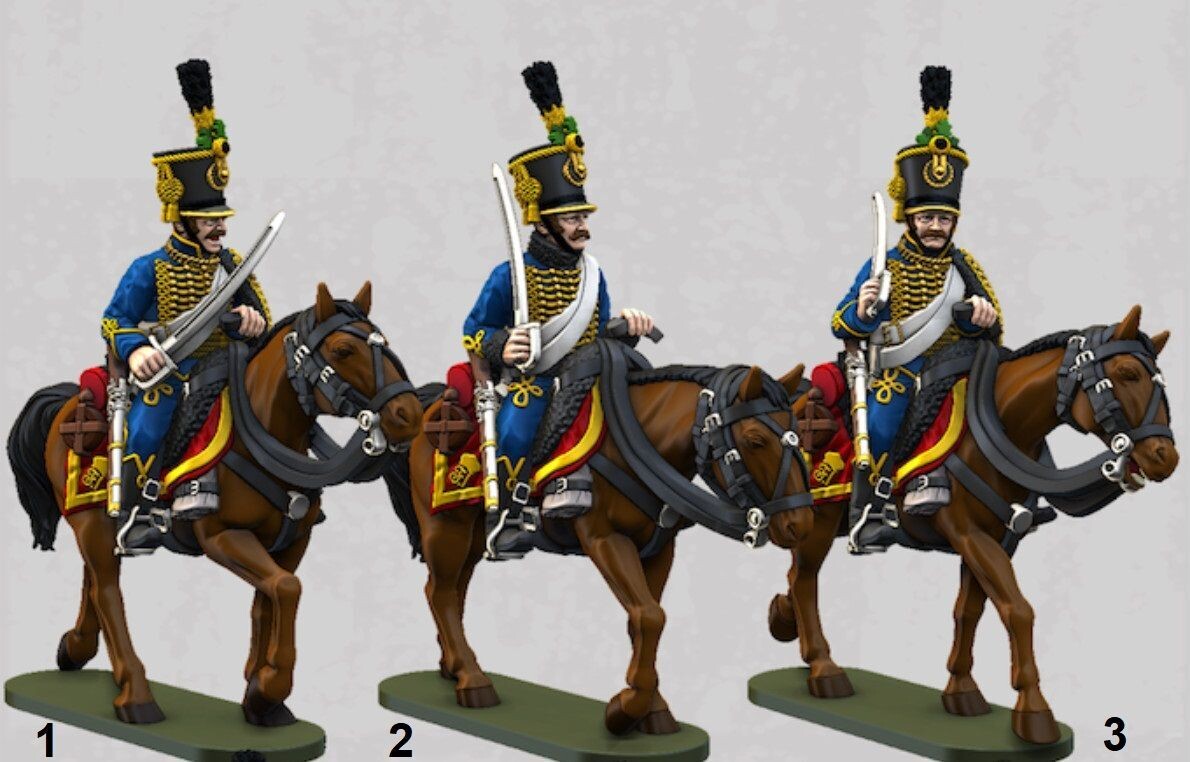 Austrian Cavalry  - Hussars Line (pack 3 units)