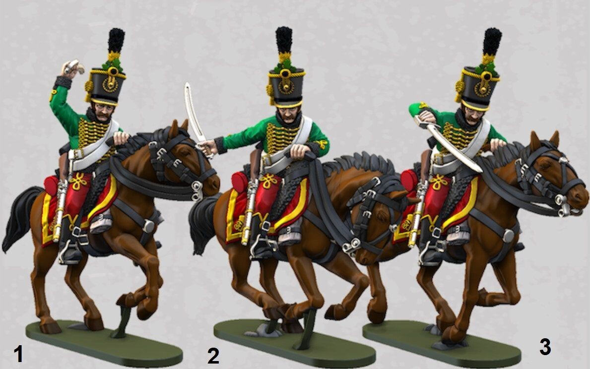 Austrian Cavalry  - Hussars Skirmish (pack 3 units)