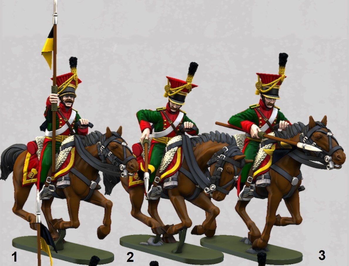 Austrian Cavalry  - Uhlans Skirmish (pack 3 units)