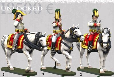 Austrian Cavalry Commanders  (pack 3 units)