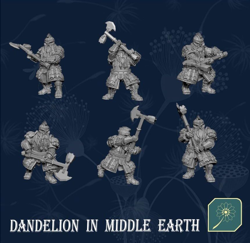 Dwarf of Metal Mountain (Mattock) - pack 6 units