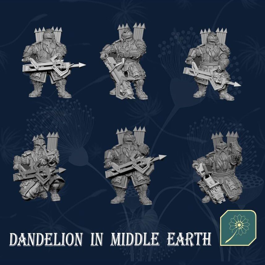 Dwarf of Metal Mountain (Crossbow) - pack 6 units