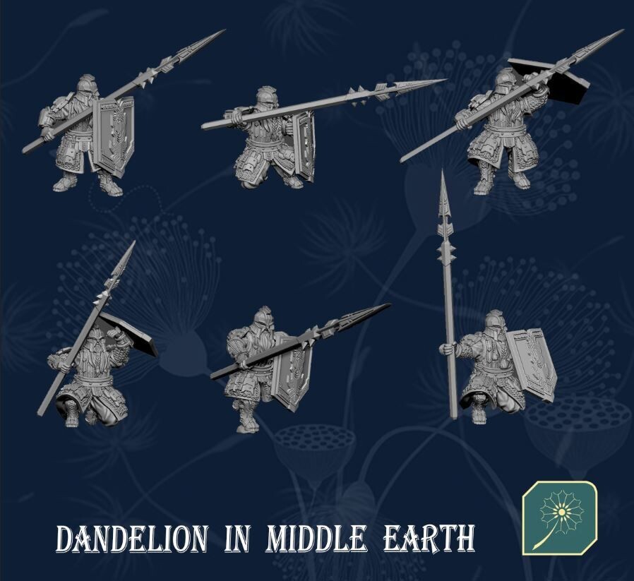 Dwarf of Metal Mountain (Spear) - pack 6 units