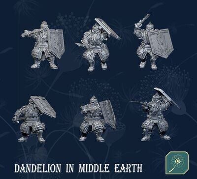 Dwarf of Metal Mountain (Sword) - pack 6 units