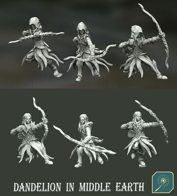 Elves of Dark Forest - Rangers (female) (pak 6 units)