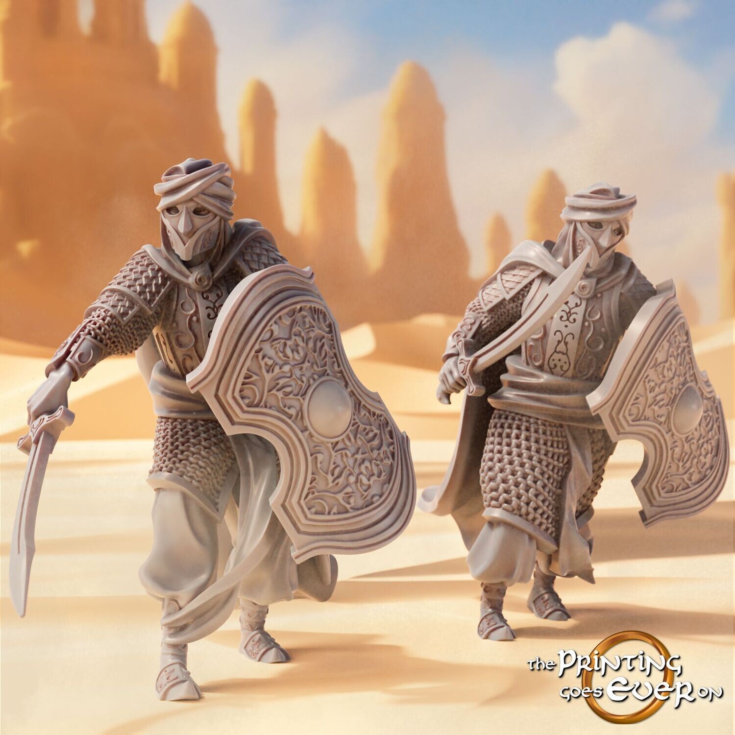 Easterner Spearmen - "Chapter 36 & 37- Sands of the East" (pack 4 units)