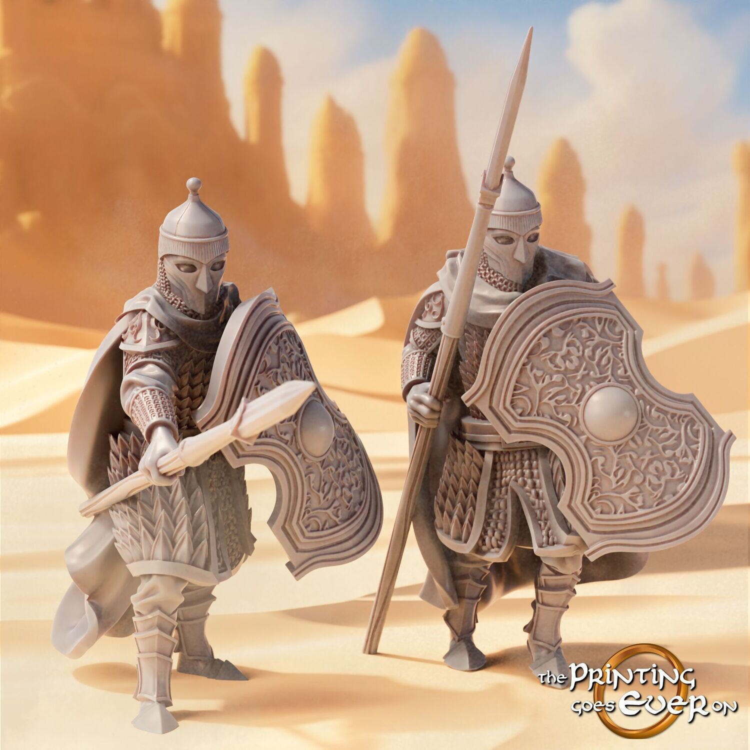 Easterner Spearmen - "Chapter 36 & 37- Sands of the East" (pack 4 units)