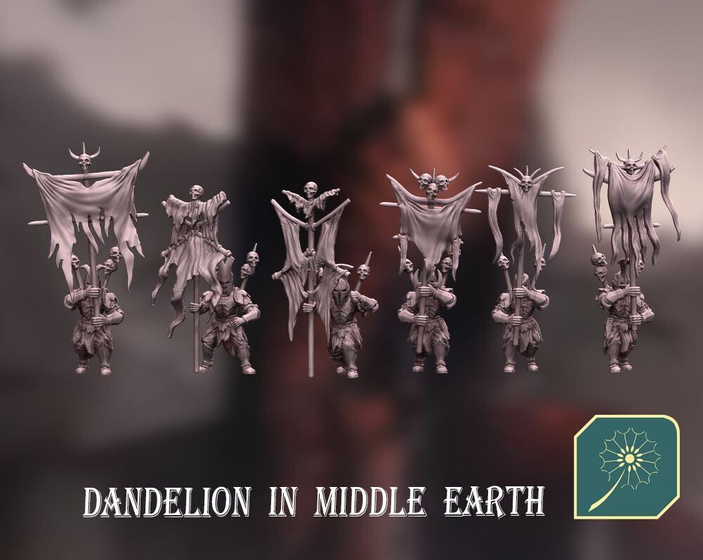 Northern Mountain 04c Orc Legion (Bannerman) (pack 6 units)