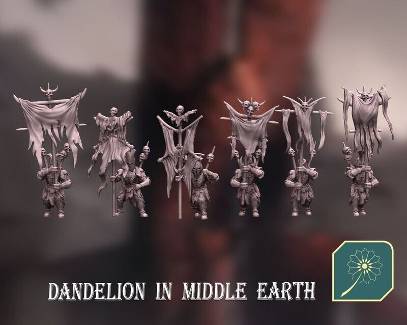 Northern Mountain 04c Orc Legion (Bannerman) (pack 6 units)
