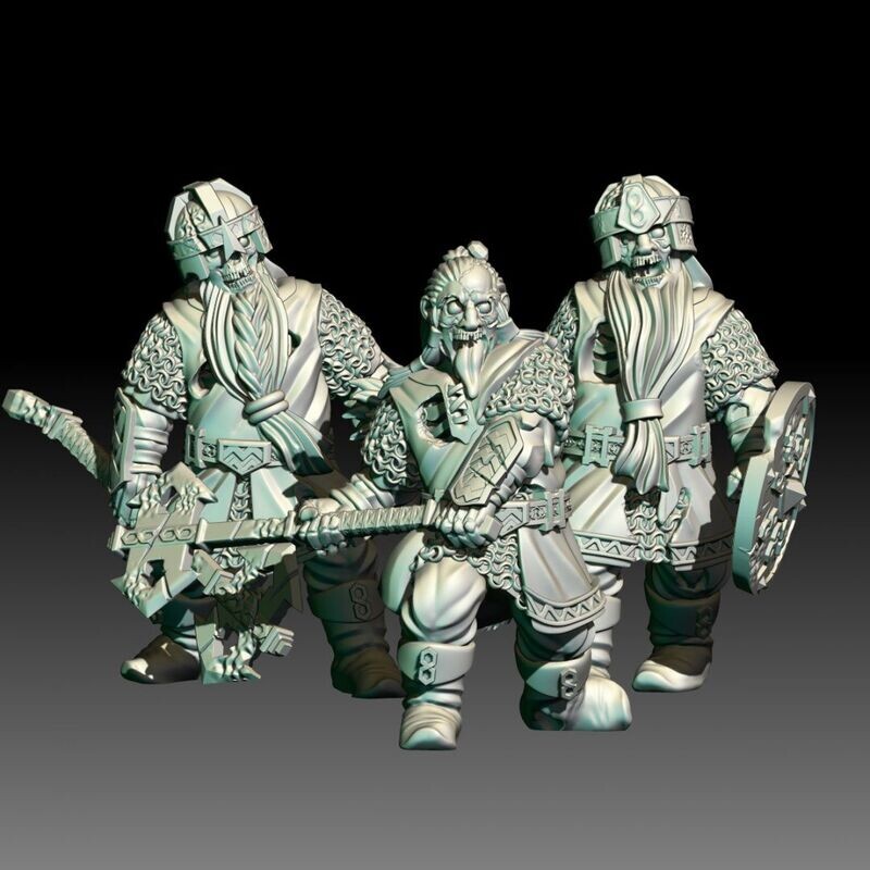 Zombie-dwarves (Pack 3 units)