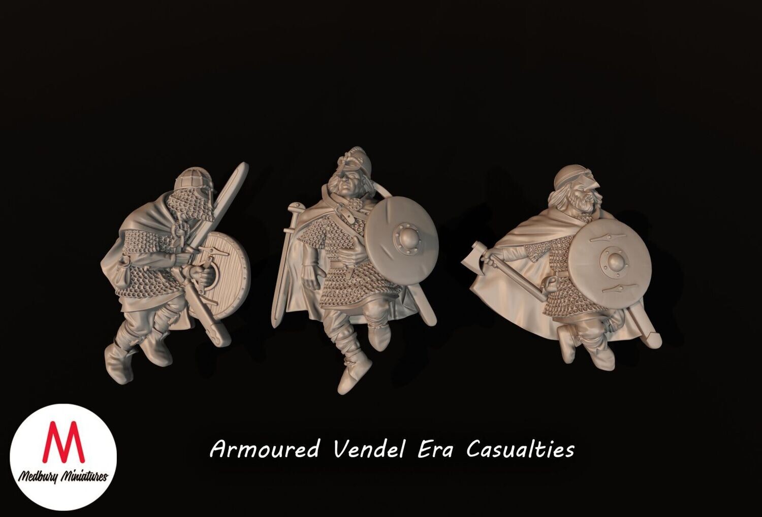 Armoured Vendel Era Casualties (pack 3 units)