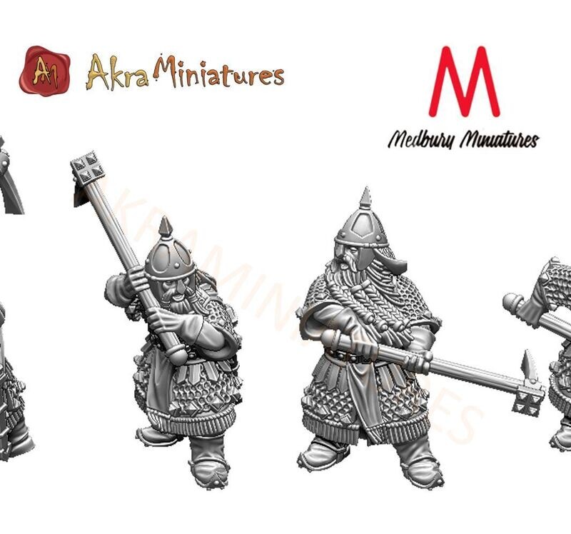 Dwarf Warriors with Mattocks (pack 4 units)