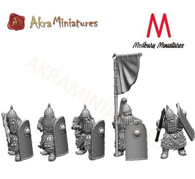 Dwarf Warriors with Spears (pack 5 units)