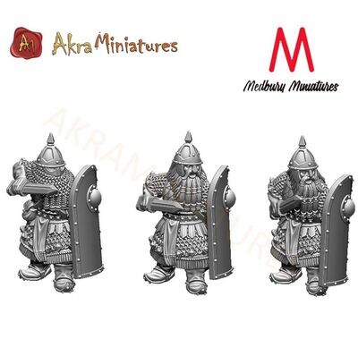 Dwarf Warriors with Swords (pack 3 units)