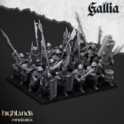 Gallia Men at Arms (pack 10 units)