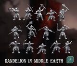 Northern Mountain 08a Orc Hunters ( Bows & 2 Weapons) (pack 8 units)