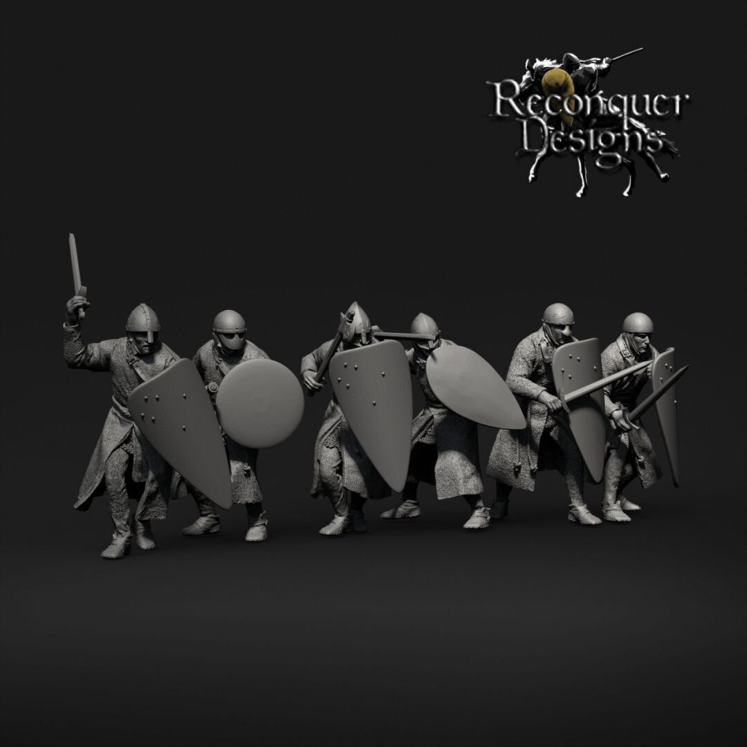 12th Military Order knights sergeants - pack 6 units