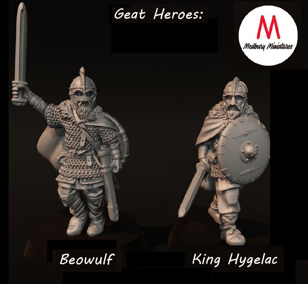 Vendel Era -  Geat Heroes (pack 2 units)