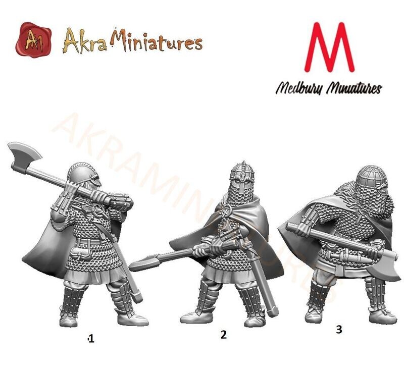 Vendel Era -  Huscarls With Dane Axe (pack 3 units)