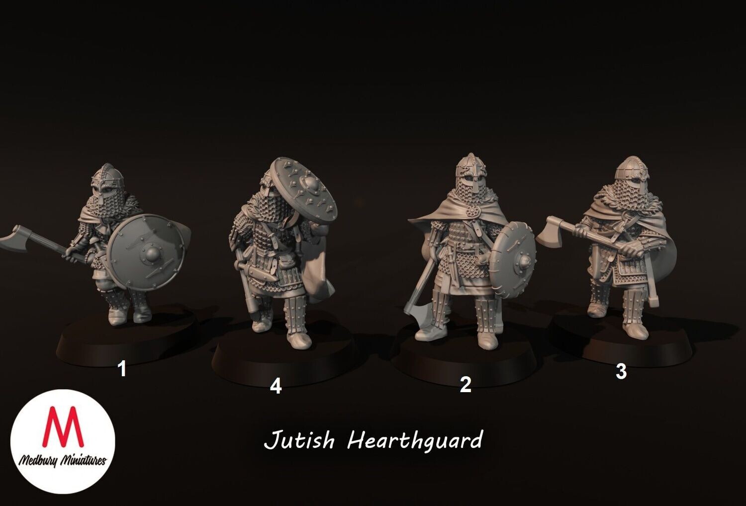 Vendel Era -  Jutish Hearthguard (pack 4 units)