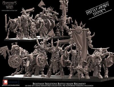 Beastman Skeletons Battleready Regiment