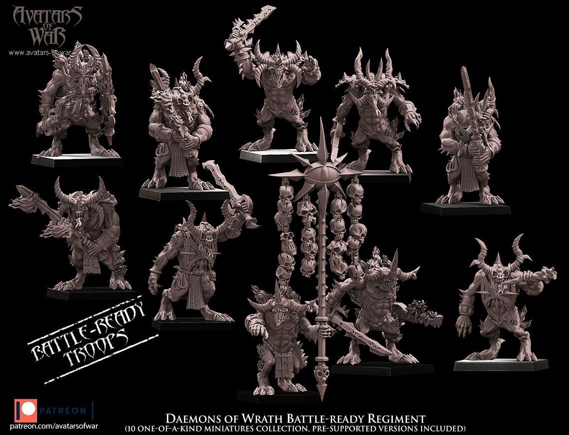 Daemons of Wrath Battle-Ready regiment