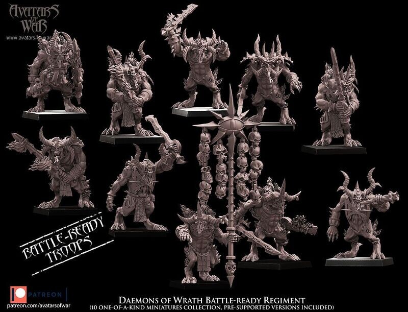 Daemons of Wrath Battle-Ready regiment