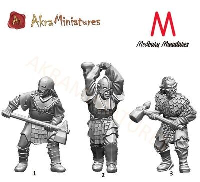 Orc Rabble with 2 handed Hammers (pack 3 units)
