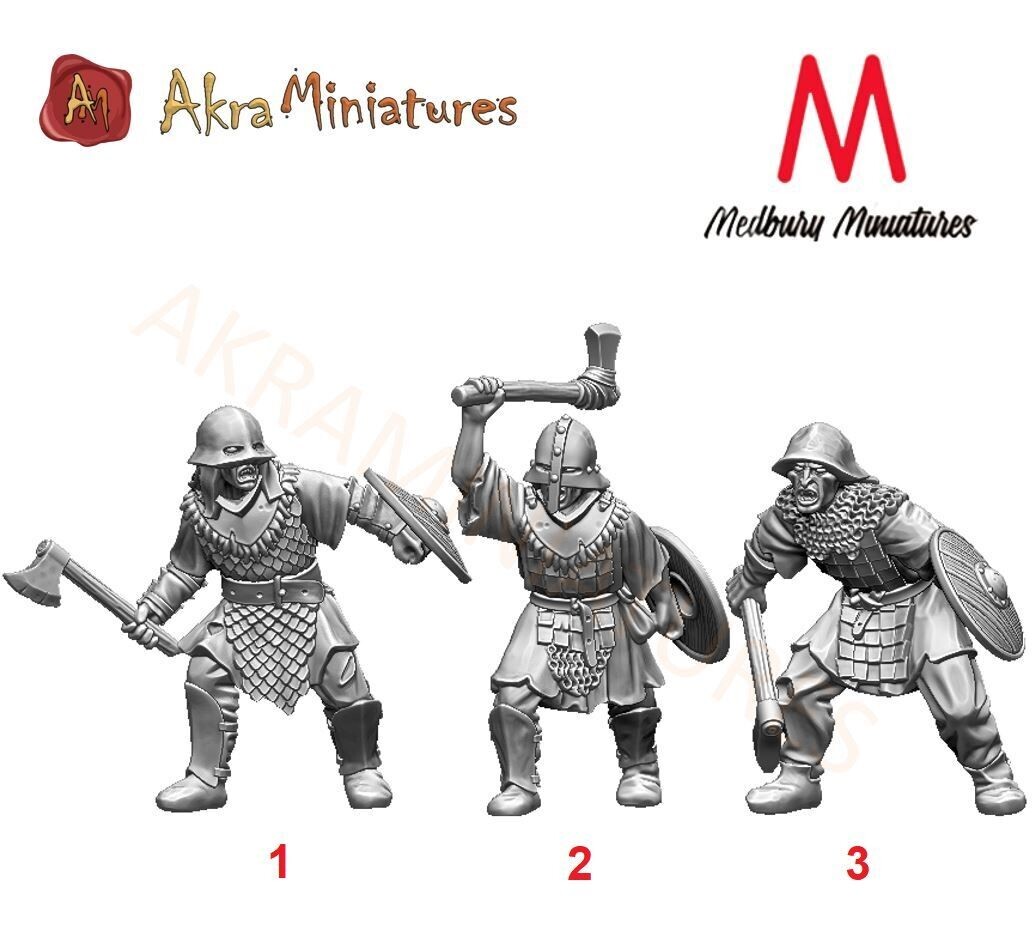 Orc Rabble with Axe and Shield (pack 3 units)