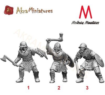 Orc Rabble with Axe and Shield (pack 3 units)