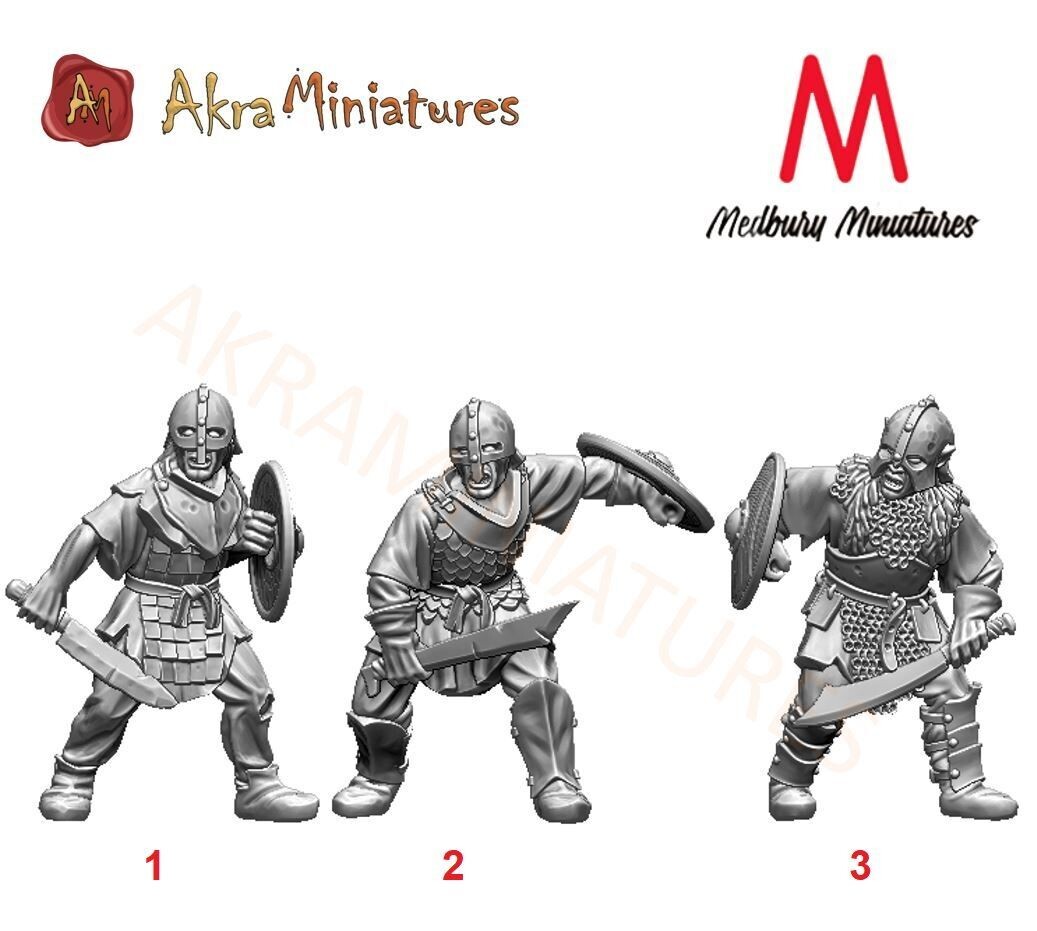 Orc Rabble with Sword and Shield (pack 3 units)