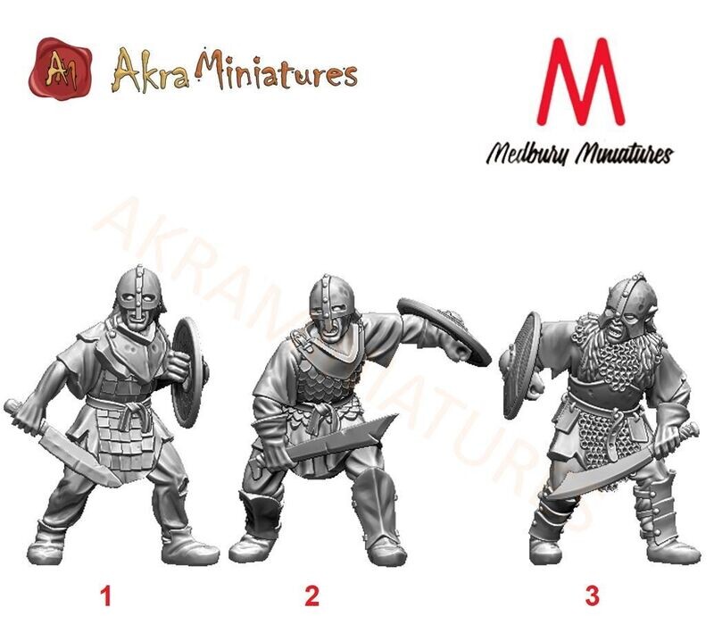 Orc Rabble with Sword and Shield (pack 3 units)