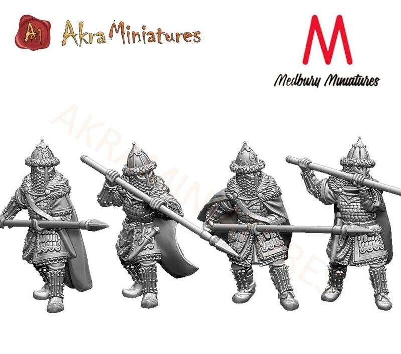 Torgorod Druzhina With Spears (Pack 4 units)