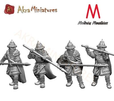 Torgorod Druzhina With Spears (Pack 4 units)