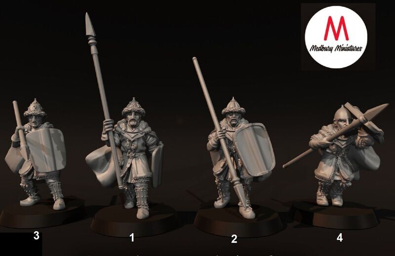 Torgorod City Guard With Spears (Pack 4 units)