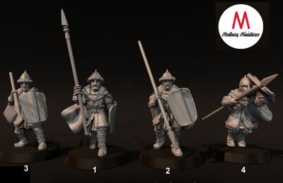 Torgorod City Guard With Spears (Pack 4 units)