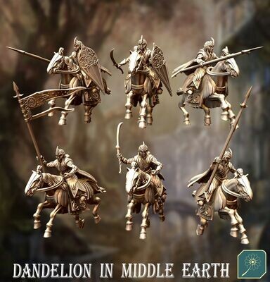 Golden Wood Elf Knights (pak 4 units)