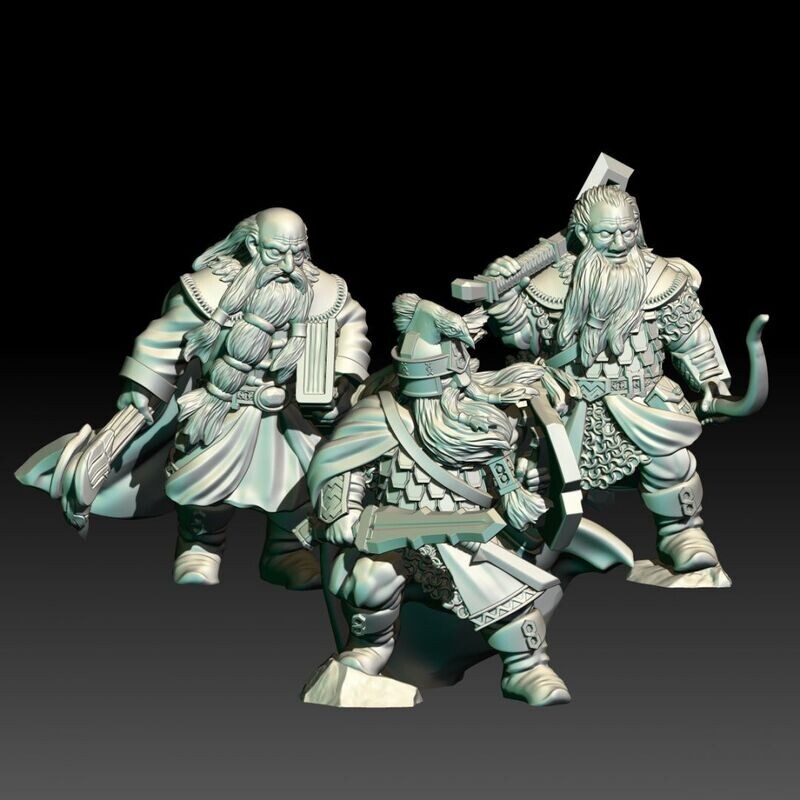 Dwarven Rangers Heroes(Pack 3 units)