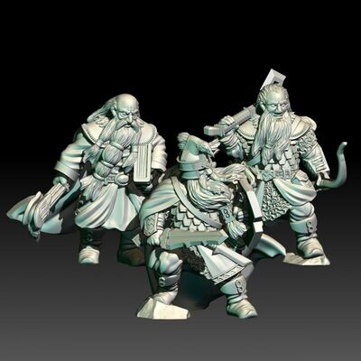Dwarven Rangers Heroes(Pack 3 units)