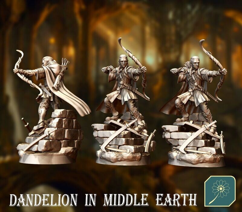 Dark Forest Elves - Wood Elf Prince (fortress defense)