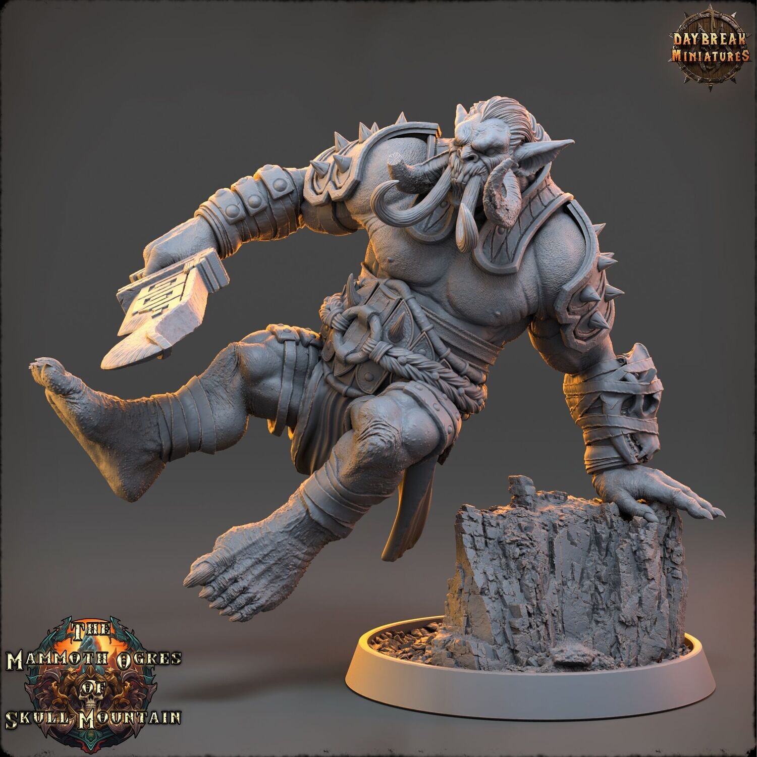 Benjammer Holt - " The Mammoth Ogres of Skull Mountain"