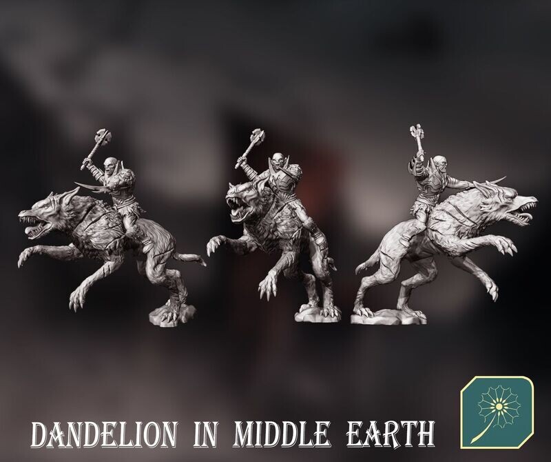 Northern Mountain Orc Warlord - "The Dirty" - mounted (armored version)
