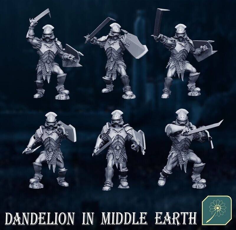 Half Orcs - Swordmen (pack 6 units)