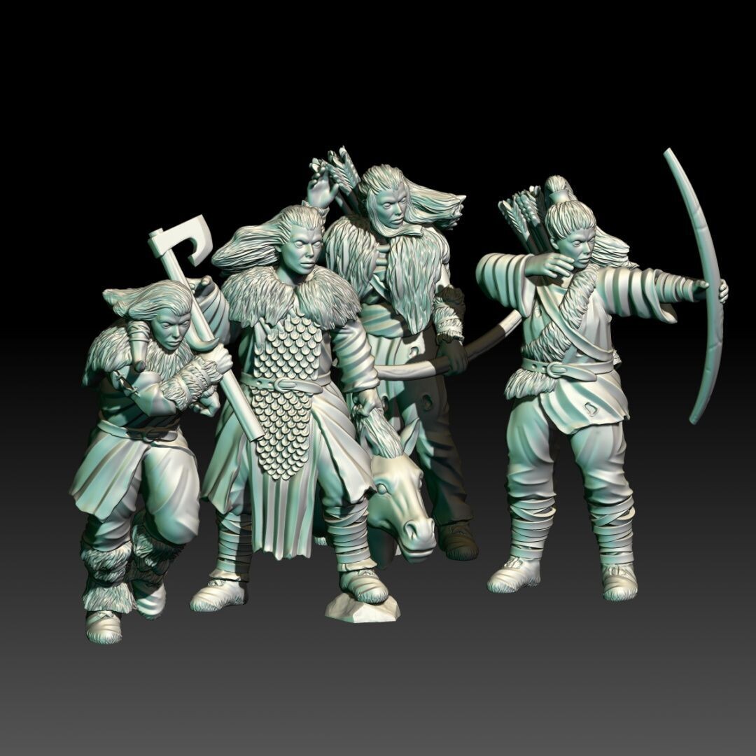 Hillwomen (Pack 4 units)