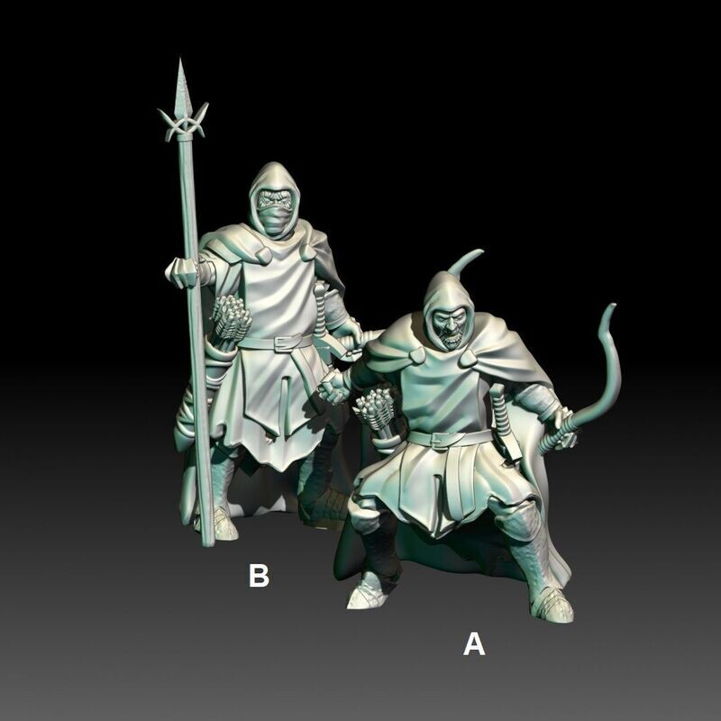 Dark Soulded men II - Dark Rangers (Pack 2 units)
