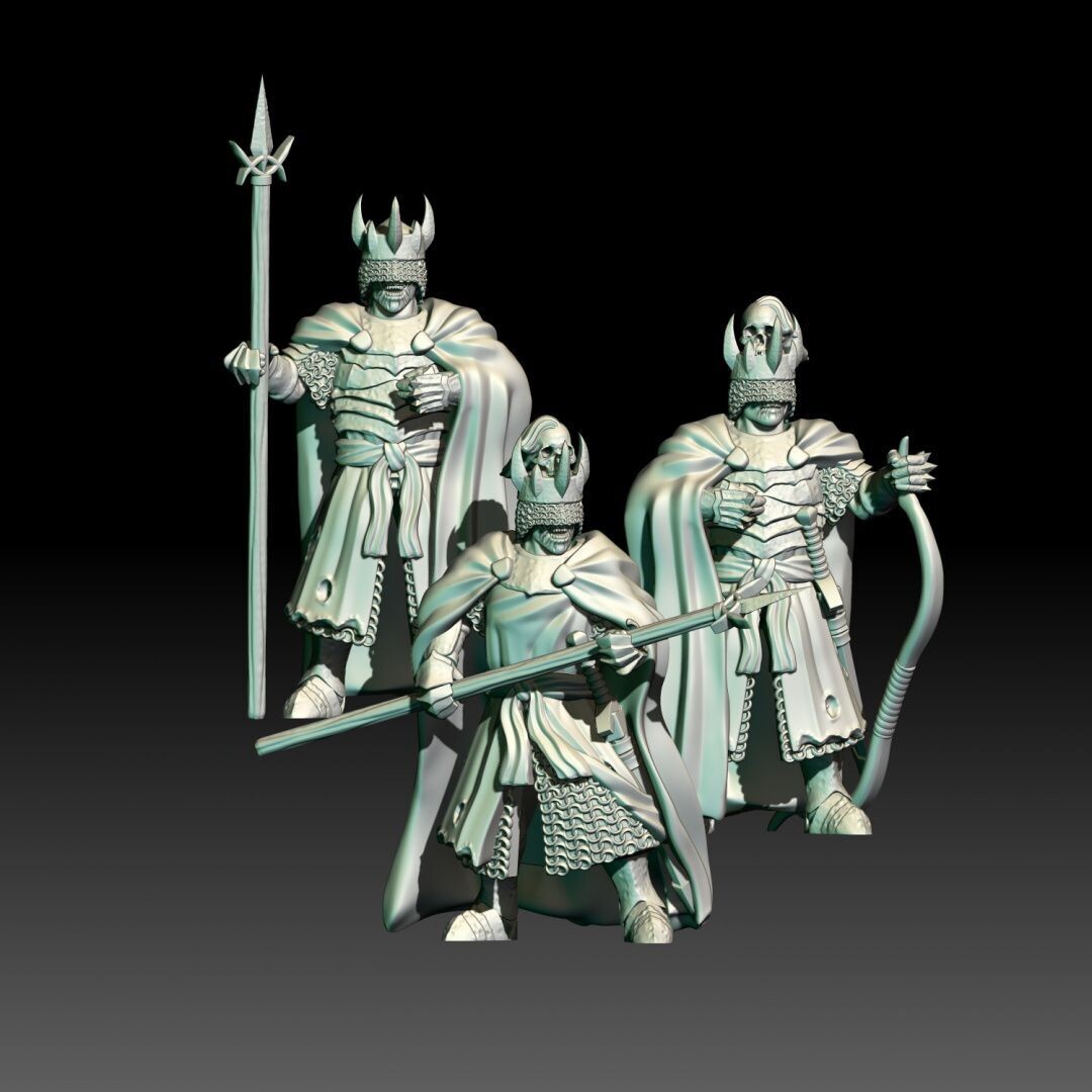 Dark Soulded men II - Dark Guards (Pack 3 units)