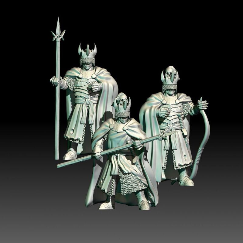 Dark Soulded men II - Dark Guards (Pack 3 units)